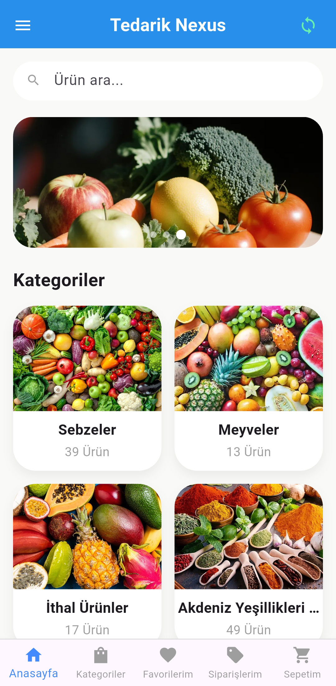 Tedarik Nexus uygulaması